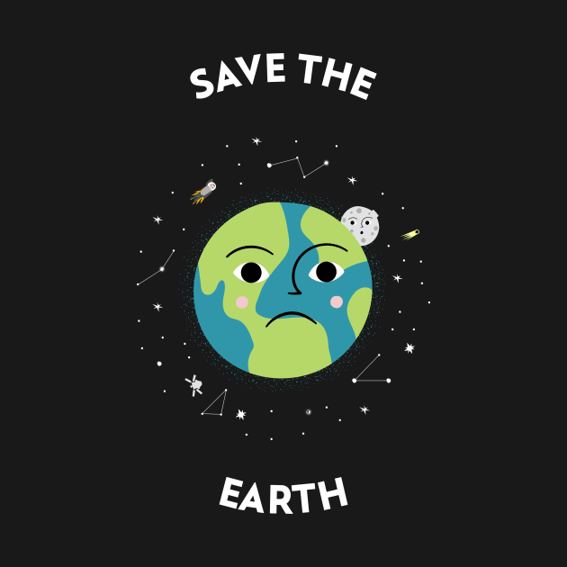 Save the Earth - Space Lover, Earth by SpaceMonkeyLover