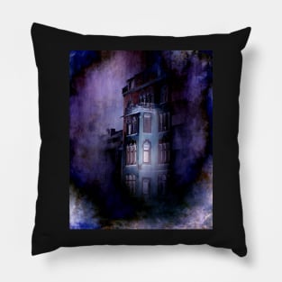 the haunted house Pillow