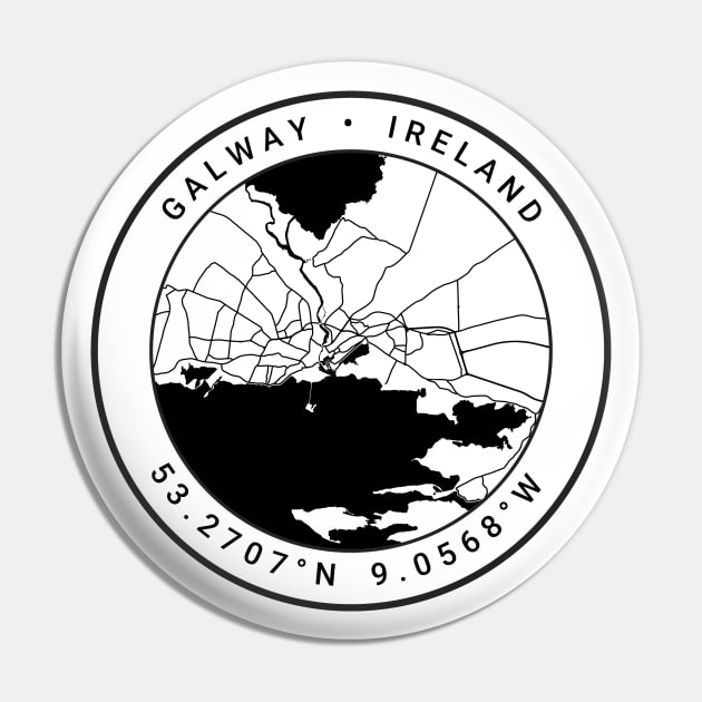 Galway Map Pin by Ryan-Cox