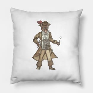 Red Feather Piarte Drummer Cat Pillow