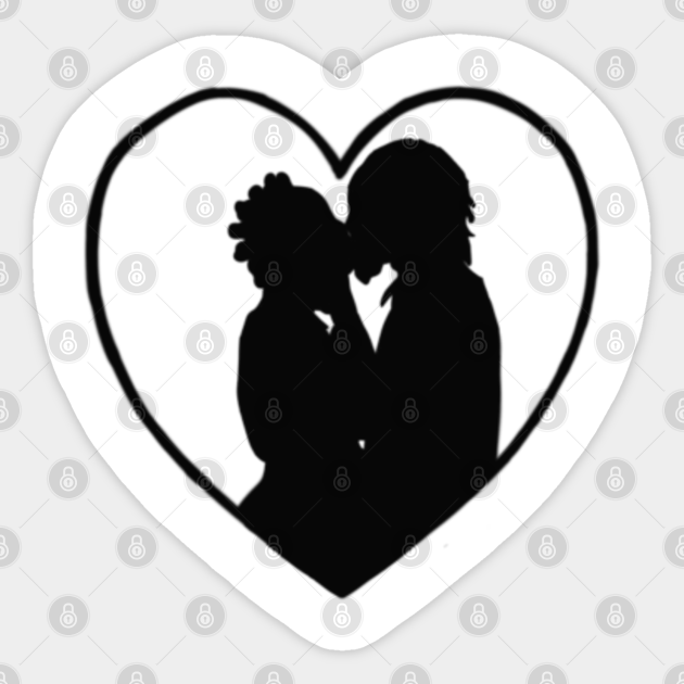 Black Love Black Couple Goals Sticker Teepublic Au Couple silhouette silhouette art kissing silhouette silhouette pictures woman silhouette crayon art melting crayons art plastique pyrography. teepublic