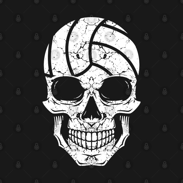 Volleyball Skull Head by Mila46