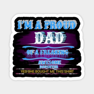 gift for dad from son4D Magnet