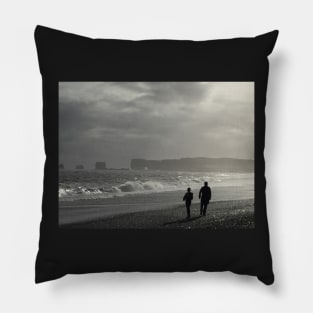 Black Sand Beach Pillow