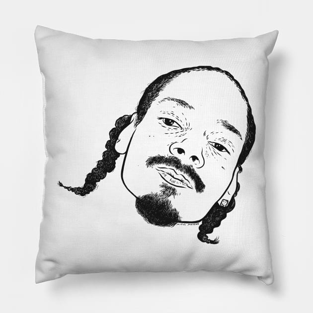 SNOOP DOG Pillow by TheCosmicTradingPost