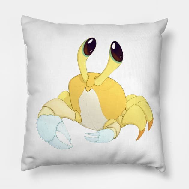 Atlantic Ghost Crab Pillow by PaulaBS