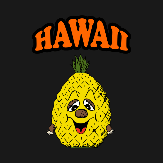 Funny Hawiian Pineapple by BlueDolphinStudios