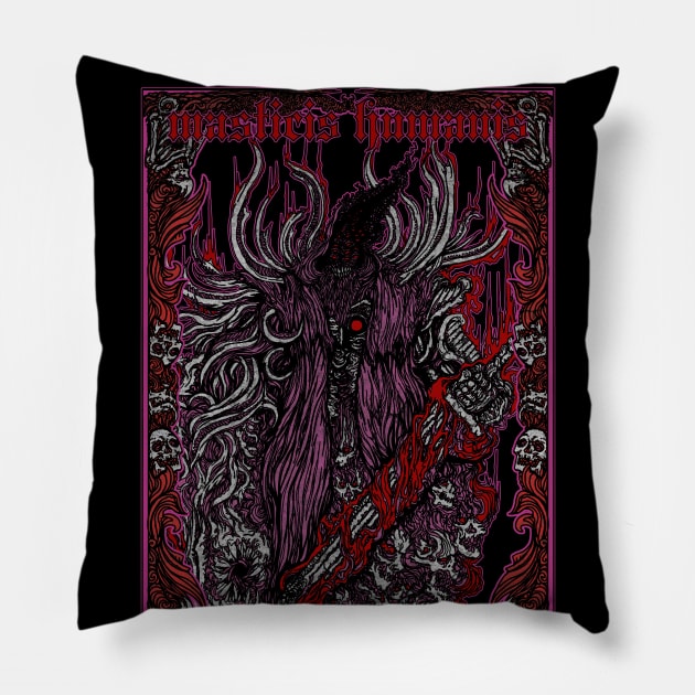 Abyssal Knight Gael Pillow by Pages Ov Gore