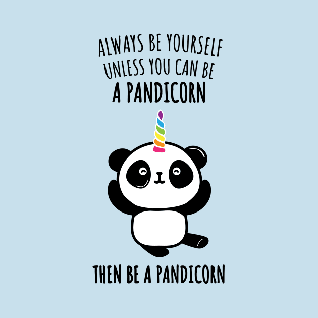 Cute Pandicorn - Funny Panda Unicorn Gifts Shirts by teemaniac