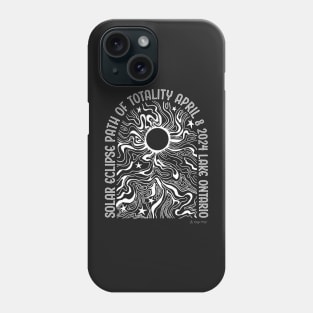 Solar Eclipse Lake Ontario Phone Case