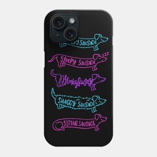 Five Sausage Dogs Phone Case