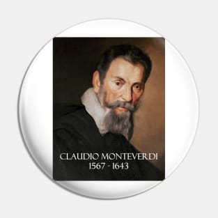 Great Composers: Claudio Monteverdi Pin