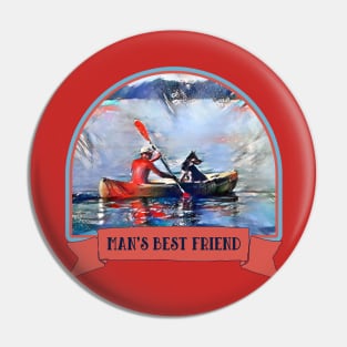 Man's best friend, kayaking gift idea Pin