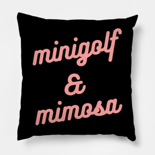 Minigolf & Mimosa Pillow