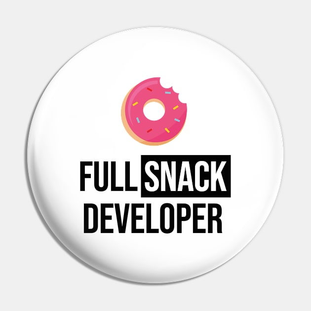 Full Stack Developer - Donut Pin by Sweetlord