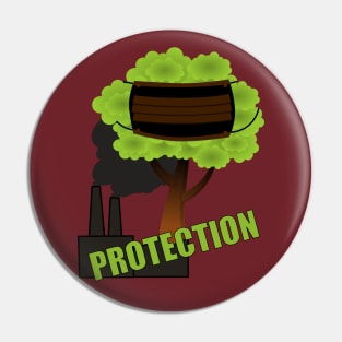 forest protection is climate protection Pin