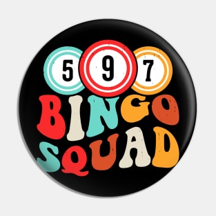 Bingo Squad T shirt For Women Pin