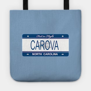 Carova NC Lic Plate Tote