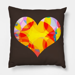 Yellow Abstract Pillow