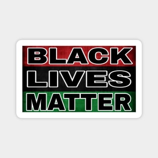 Black Lives Matter - Pan African - Front Magnet