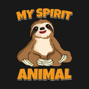 My Spirit Animal Funny Sloth for Lazy People T-Shirt