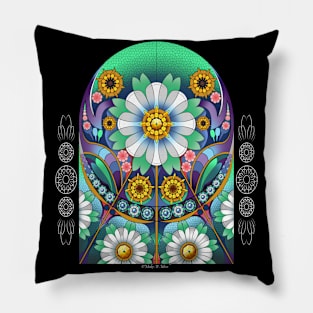 Stainglass Spring Equinox Pillow