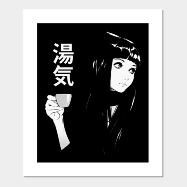 Anime Girl Drinking Coffee Anime Girl Posters And Art Prints Teepublic This video tutorial teaches how to draw a cartoon cute funny deer in a knitted headband and sweater, holding a mug, text keep warm and drink coffee. anime girl drinking coffee