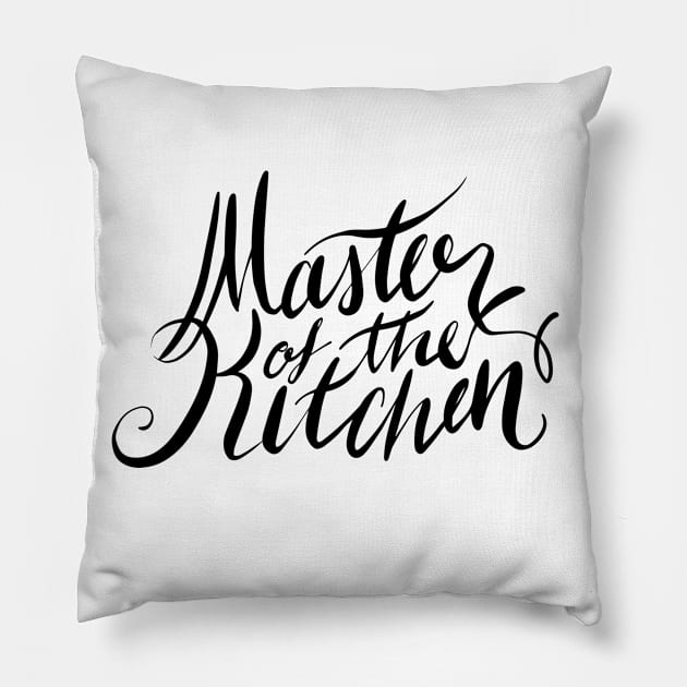 Master Of The Kitchen Pillow by Mako Design 