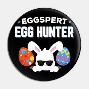 Eggspert Egg Hunter Funny Easter Pin