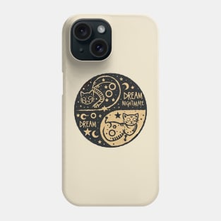 Dreams and nightmares - cats Phone Case