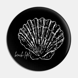 Beach Life Seashell Pin