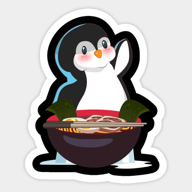 Chibi Anime Penguin Ramen Lover Ramen Lover Sticker Teepublic