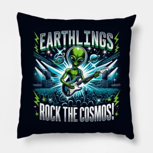 Earthlings Collection: Rock the Cosmos! Pillow