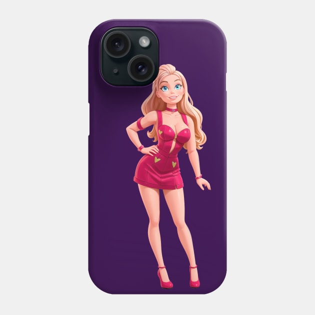 Magnificent Margot Robbie to Star in Upcoming Barbie Movie Phone Case by amithachapa