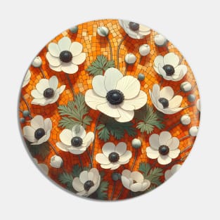 Anemone Flowers Pin