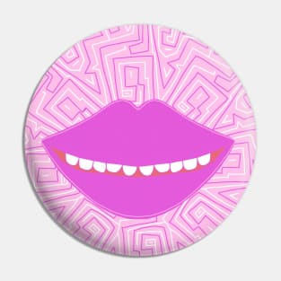 Amazing smile mouth lips pink Pin