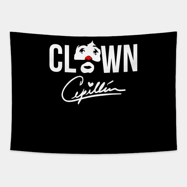 Clown Cepillin 1946 - 2021 Tapestry by springins