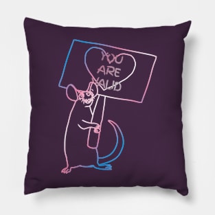 You Are Valid (Cotton Candy Version) Pillow