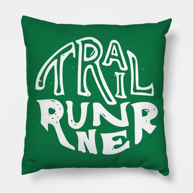 Trail Runner Pillow by PodDesignShop