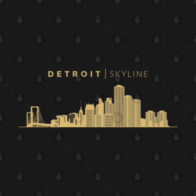 Discover Detroit City Skyline Travel - Detroit - T-Shirt