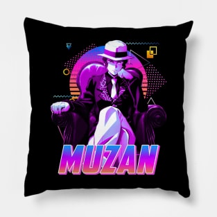 Muzan Kibutsuji Retro Art Pillow