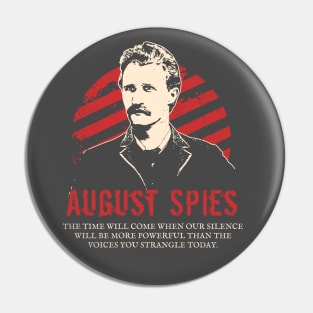 August Spies - Anarchists Pin