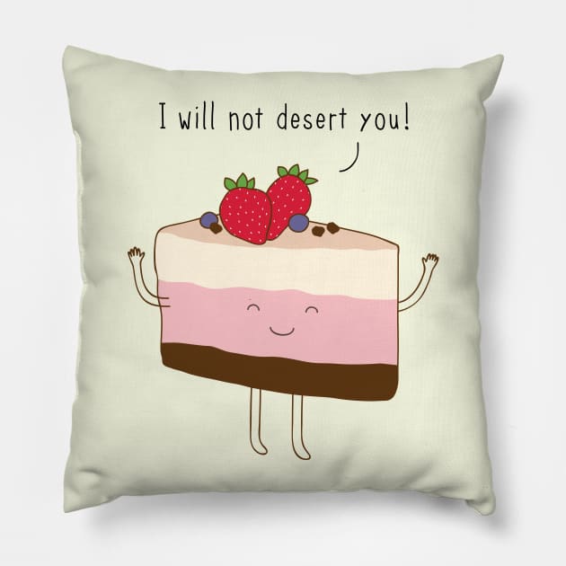 The reason why we love desserts.. Pillow by milkyprint