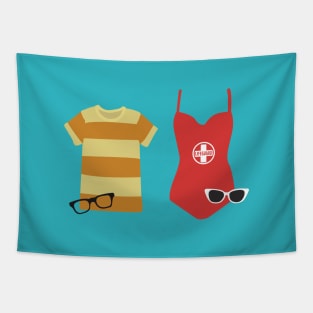 Squints & Wendy - Sandlot Tshirt Tapestry