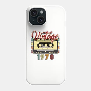 Vintage 1978 Greatest Hits - Cassette Tape Phone Case