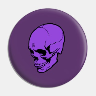 Skull- purple Pin