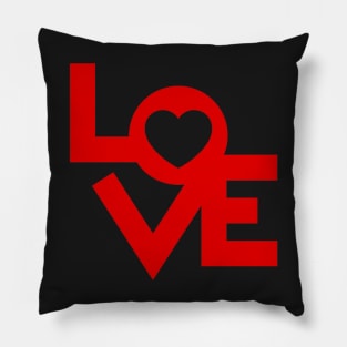 Love Design With A Heart Pillow