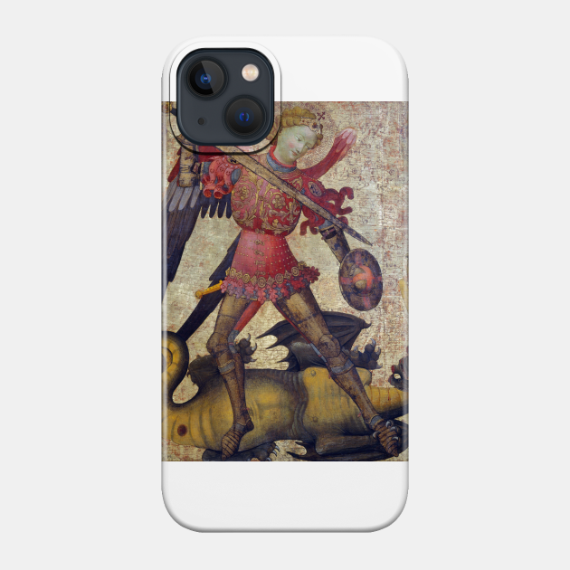 Saint Michael and the Dragon - Bible - Phone Case