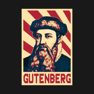 Johannes Gutenberg Retro T-Shirt