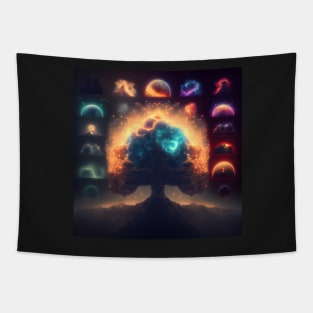 Space Tree Of Life Tapestry